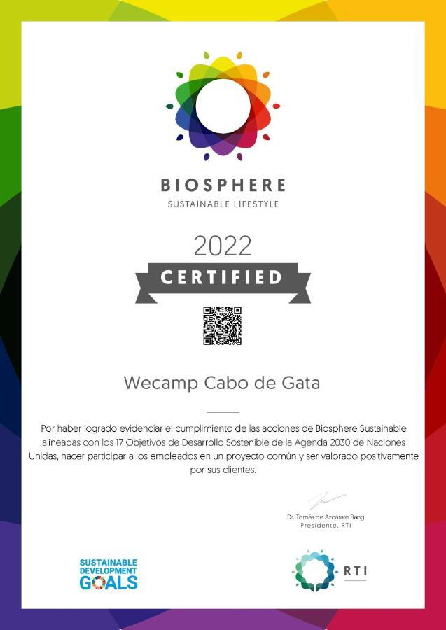 Wecamp Cabo De Gata 호텔 라스네그라스 외부 사진
